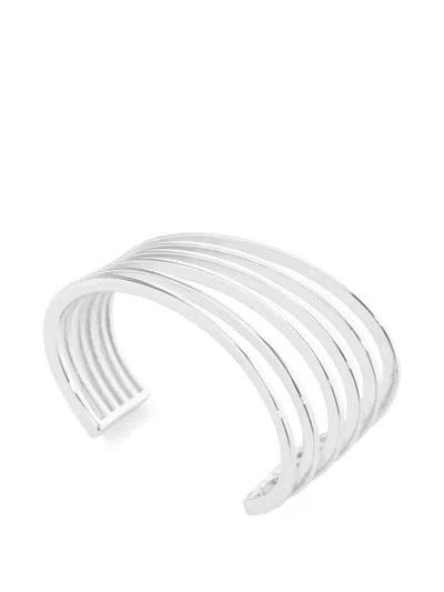 Federica Tosi La Cage Cuff Bracelet In Metallic