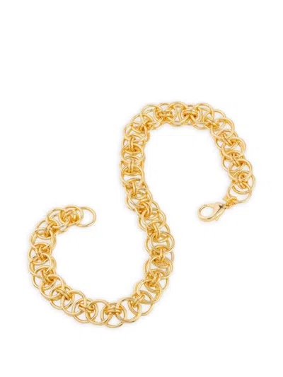 Federica Tosi Lace "bella" Chain Necklace In Gold
