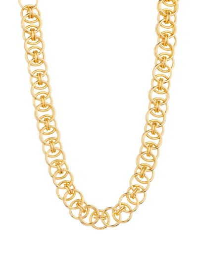 Federica Tosi Lace Bella Link Necklace In Gold
