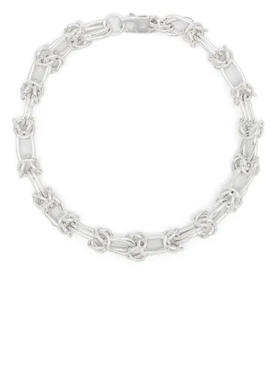 Federica Tosi Lace Cecile Silver Necklace