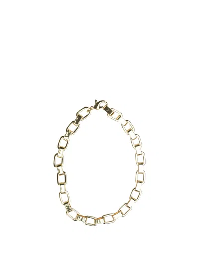 Federica Tosi Chain Link Emily Necklace In Gold