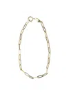 Federica Tosi Chain Link Square Necklace In Gold