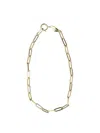 Federica Tosi Chain Link Square Necklace In Gold