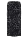 Federica Tosi Leopard-print Pencil Skirt In Animal Print
