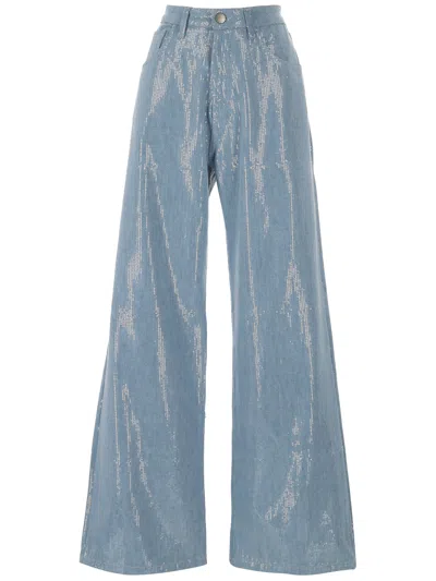 Federica Tosi Light Blue Denim Jeans