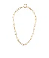 Federica Tosi Line Bolt Long Chain Necklace In Yellow