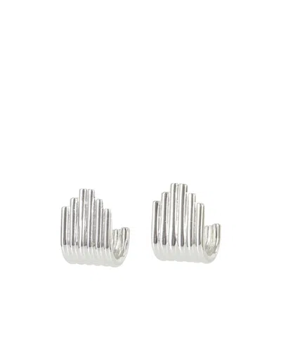 Federica Tosi Lobo Lea Stud Earrings In Metallic