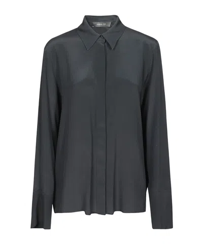 Federica Tosi Long Sleeve Blouse In Black