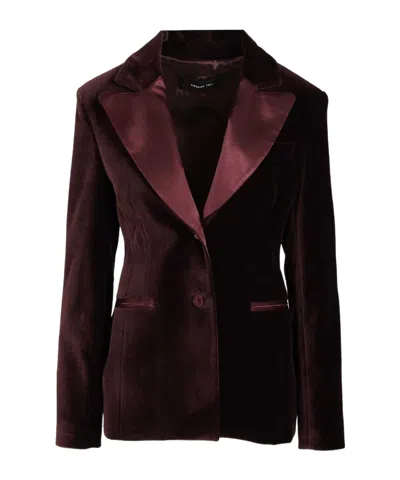 Federica Tosi Long Sleeve Jacket In Purple