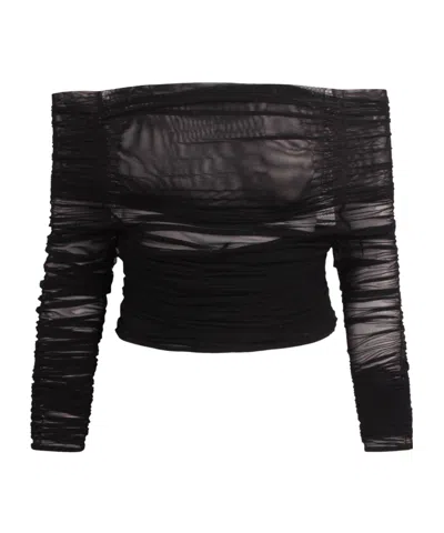 Federica Tosi Long-sleeved Blouse In Black
