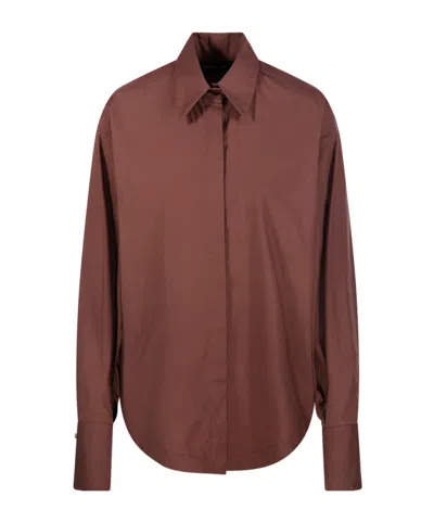 Federica Tosi Long-sleeved Shirt In Red