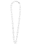 Federica Tosi Long Sylvie Necklace In Silver