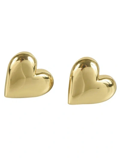 Federica Tosi Love Clip Earrings In Gold