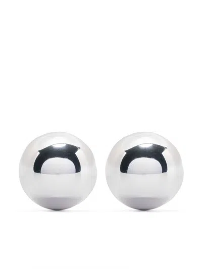 Federica Tosi Luna Earrings In 银色