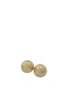 Federica Tosi Luna Stud Earrings Polished Finish In Gold