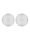 Federica Tosi 'luna' Metallic Earings With Rear Butterfly Clasp Closure And Circular Design In Gray