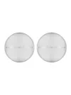 Federica Tosi 'luna' Metallic Earings With Rear Butterfly Clasp Closure And Circular Design In Metallic