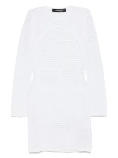 Federica Tosi Mesh Dress In White
