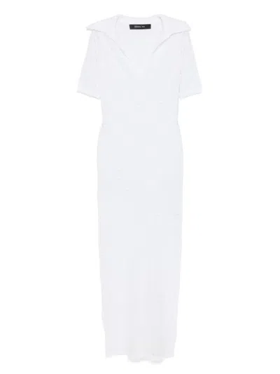 Federica Tosi Mesh Dress In White
