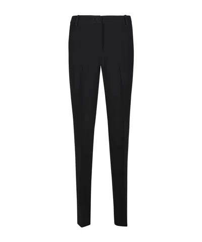 Federica Tosi Mid-waist Tailored Trousers In Black