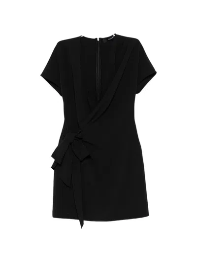 Federica Tosi Midi Dress With Zip In Black