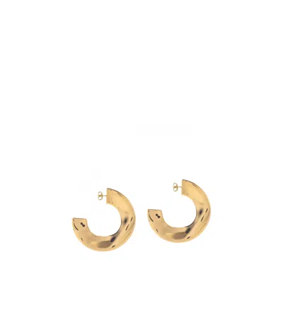 Federica Tosi Mindy Circle Earrings In Yellow