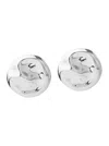 Federica Tosi 'mindy' Metallic Earings With Circular Shape In Metallic