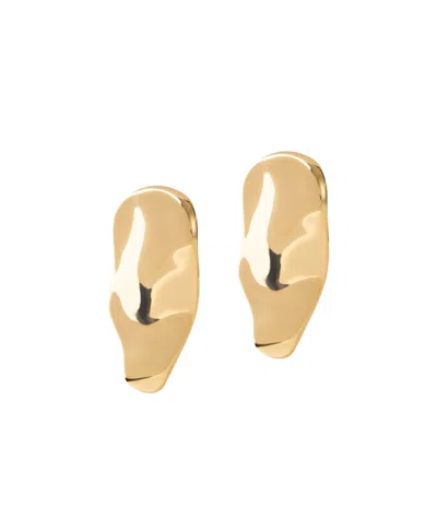 Federica Tosi Mindy Round Earrings In Gold