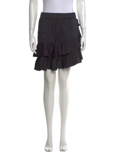 Pre-owned Federica Tosi Mini Skirt In Black