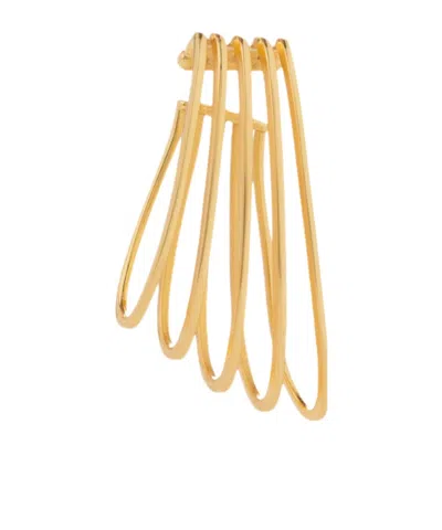 Federica Tosi Multi-line Design Single Earring In Gold