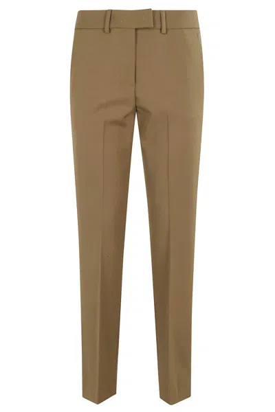 Federica Tosi New York Frescolana Trousers In Brown