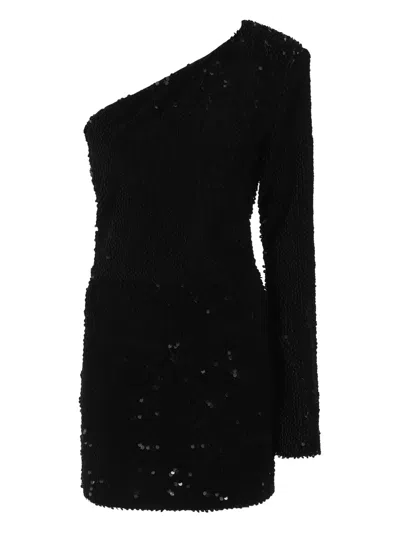 Federica Tosi Long One-shoulder Dress In Black