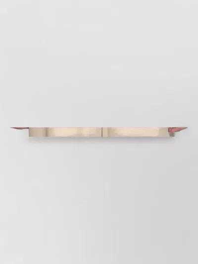 Federica Tosi Organza Shirt Pointed Collar Chest Pockets In Neutral