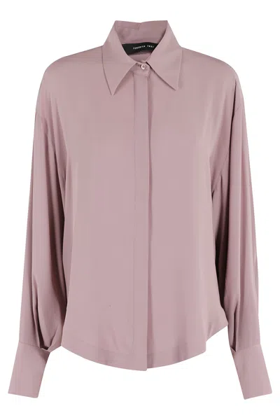 Federica Tosi Over Crepe De Chine In Pink