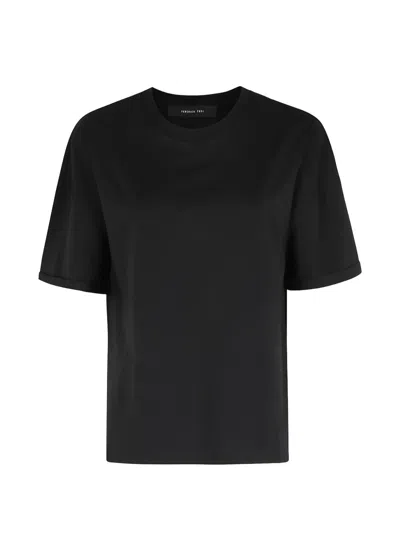 Federica Tosi Oversized Short-sleeve T-shirt In Black