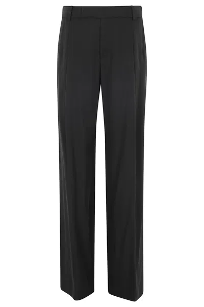 Federica Tosi Pantalone 1p Classic In Canvas In Black