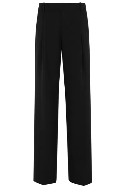 Federica Tosi Pantalone Ampio Cady In Black