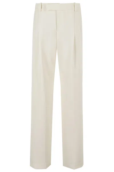 Federica Tosi Pantalone Ampio Cady In Neutral
