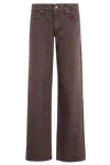Federica Tosi Pantalone Ampio Frescolana In Brown