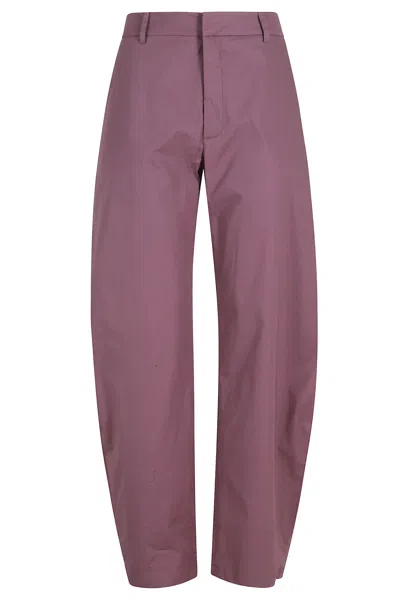 Federica Tosi Pantalone Balloon In Popeline In Pink