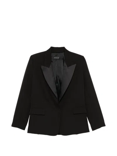 Federica Tosi Peak Lapel Blazer In Purple