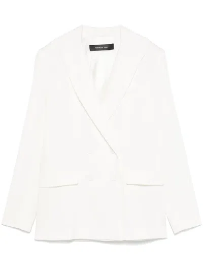 Federica Tosi Peak-lapel Blazer In White