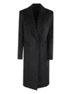 Federica Tosi Peak-lapels Coat In Black
