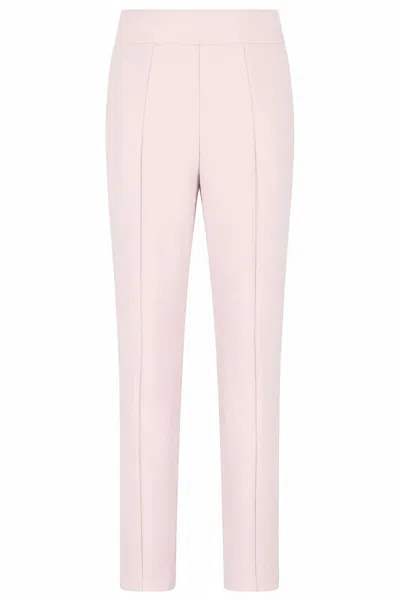 Federica Tosi Pink Cady Carrot Concealed-zipper Polyester Formal Pants