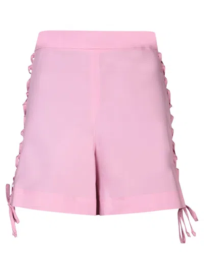 FEDERICA TOSI FEDERICA TOSI PINK POPLIN SHORTS