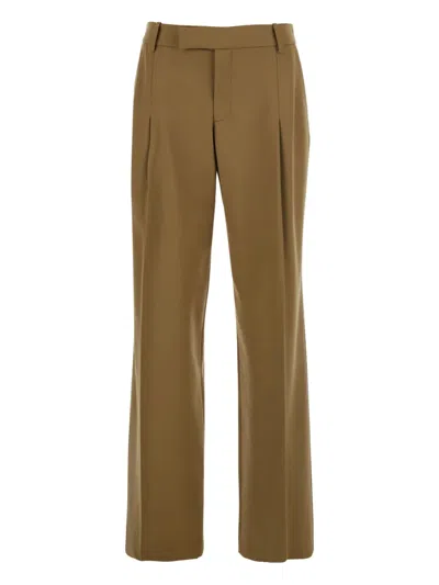 FEDERICA TOSI PLEATED-FRONT TAILORED TROUSERS