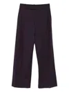 Federica Tosi Pleated Pants In Purple