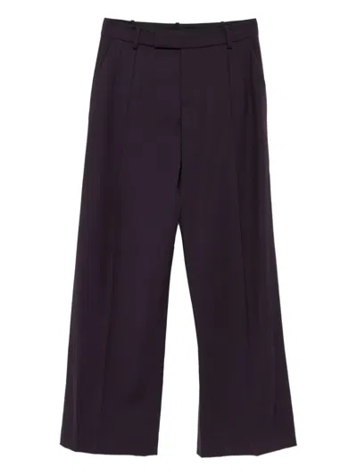 Federica Tosi Pleated Pants In Purple