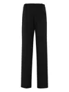 Federica Tosi Pantalone Ampio Cady In Black