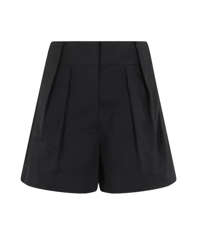 Federica Tosi Pleated Shorts In Black
